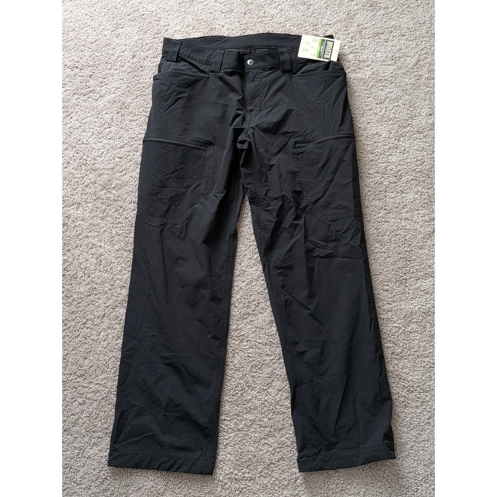 Duluth Mens Flexpedition Relaxed Fit Cargo Pants Black 36x32 NWT Stretch Active